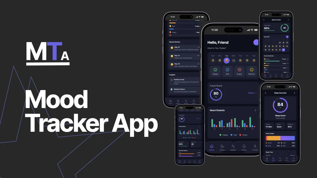 Mood Tracker App — Mental Health & Mood Monitoring App
