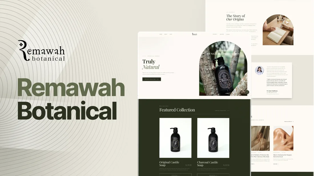 Remawah Botanical — E-commerce Platform