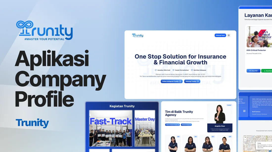 Trunity Agency — Company Profile Application